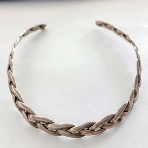 Sterling Silver Braided Choker